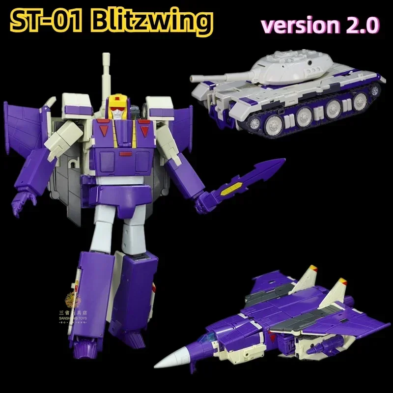 IN STOCK Transformation Star Toys ST-01 ST01 Blitzwing Three Forms Aircraft Tank GA Conmander MP Ratio Action Figure Toy