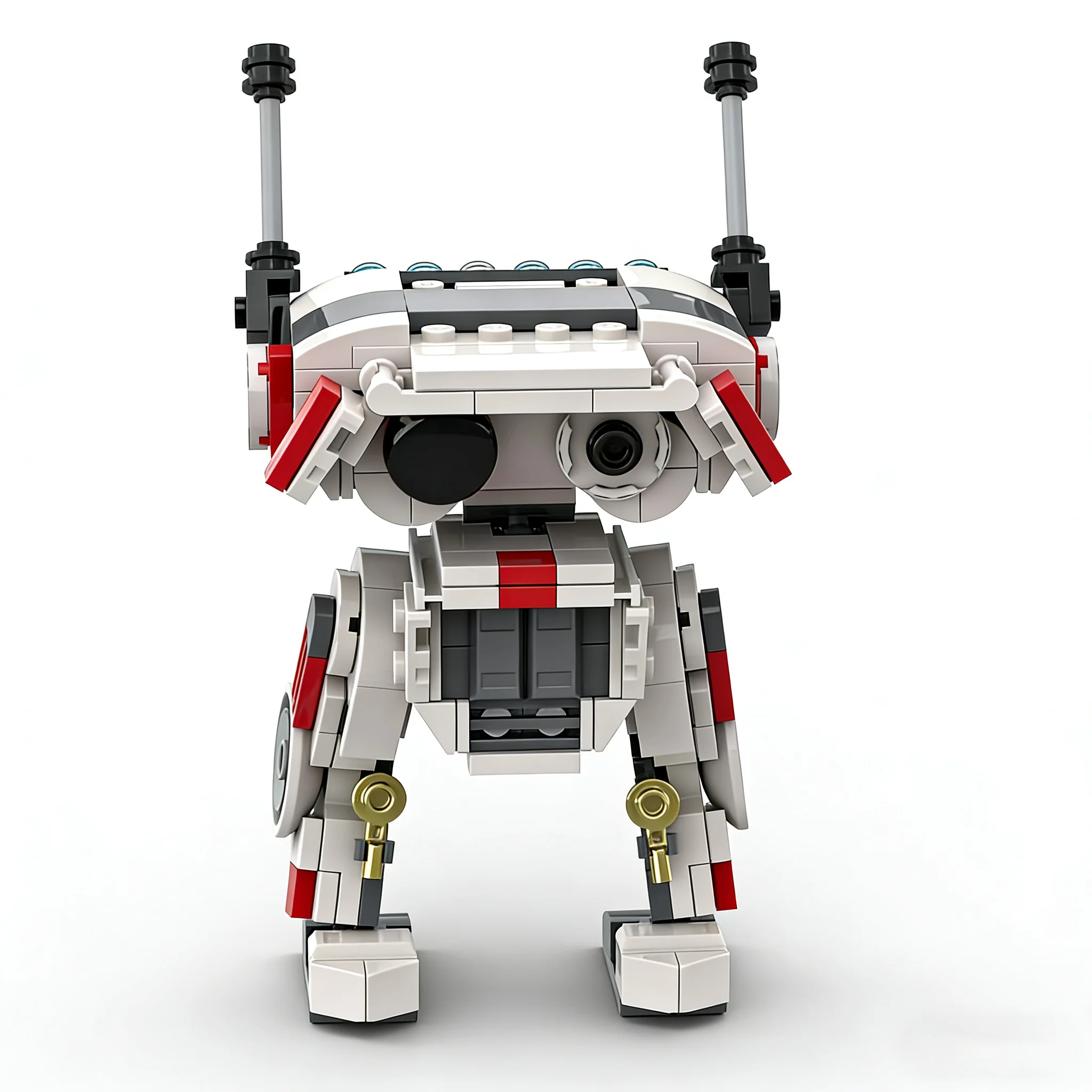 270PCS Children Sci-fi Robot Building Blocks Kids Desktop Display Decor Boys Birthday Surprise Present