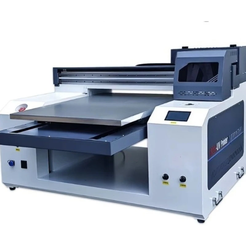 New High Quality 60cm UV Ink Flatbed Printer Flex Egg Materials Automatic Borderless Printing