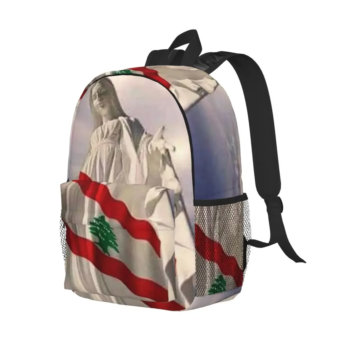 

Рюкзаки с флагом Ливана для мальчиков и девочек, сумка для книг с героями мультфильмов, детские школьные сумки, дорожный рюкзак, сумка на плечо большой вместимости