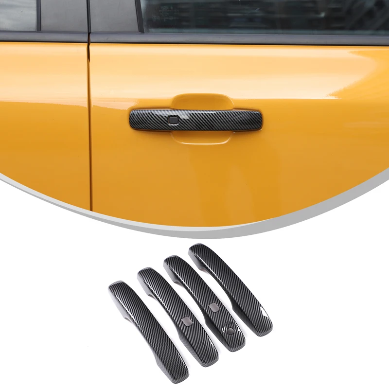 

For 2023-2025+ Ford Ranger/Ford EVEREST Automotive External Handle Protective Cover ABS Carbon Fiber Car Accessories