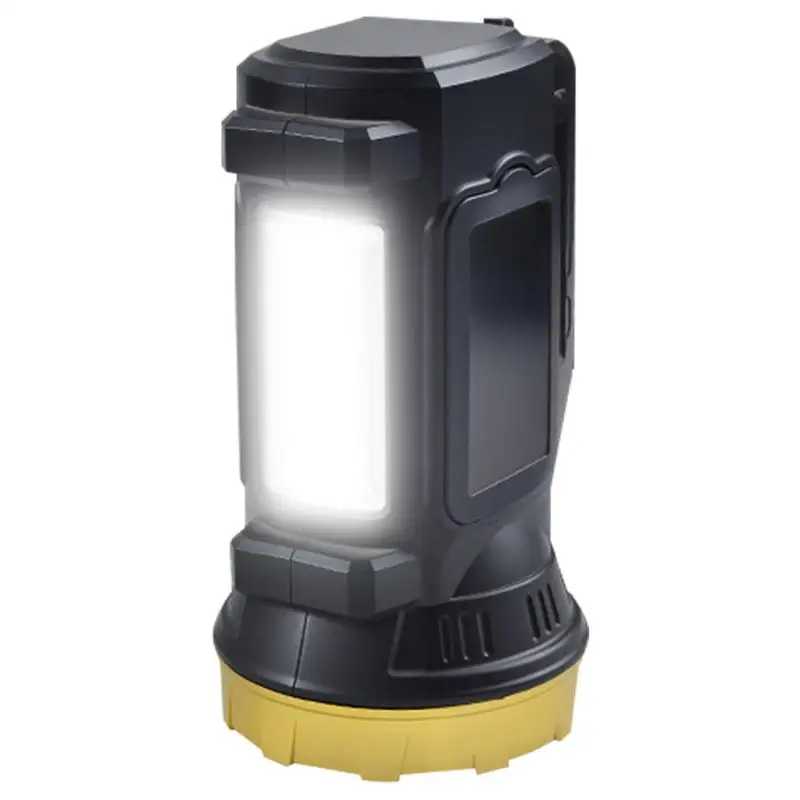 

Solar Flashlight LED Rechargeable Flashlights 3 Modes Bright Energy-Efficient Waterproof Spotlight for Hunting Home Inspection