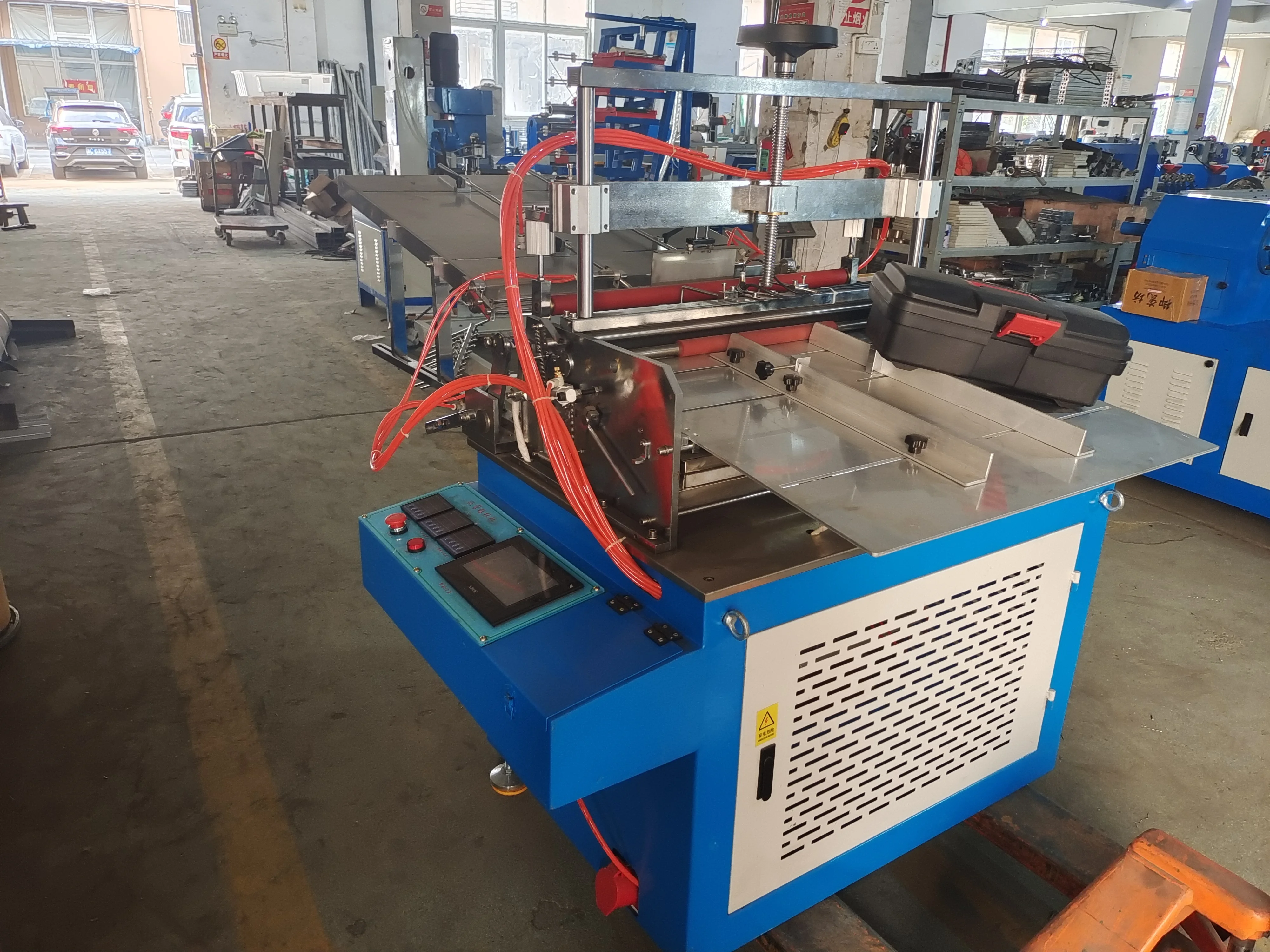 For Automatic Paper Cardboard Core Labeling Machine Automatic Position Labeling Machine