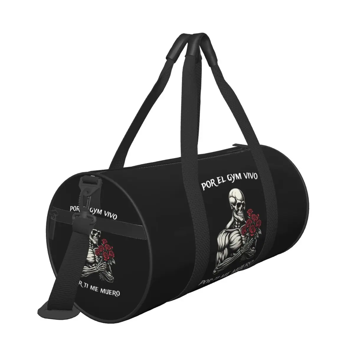 Skeleton Muscle Bodybuilding Lifting Workout Sports Bags Training Gym Bag Large Vintage Handbags Couple Outdoor Fitness Bag