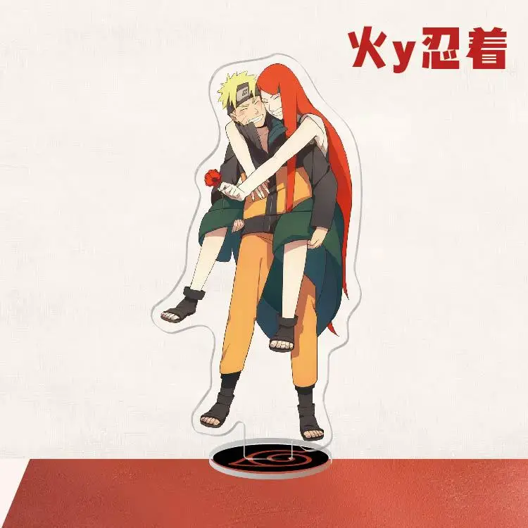Anime japonês Naruto Kakashi Sasuke bonito padrão acrílico sinalização anime mercadoria pequeno presente