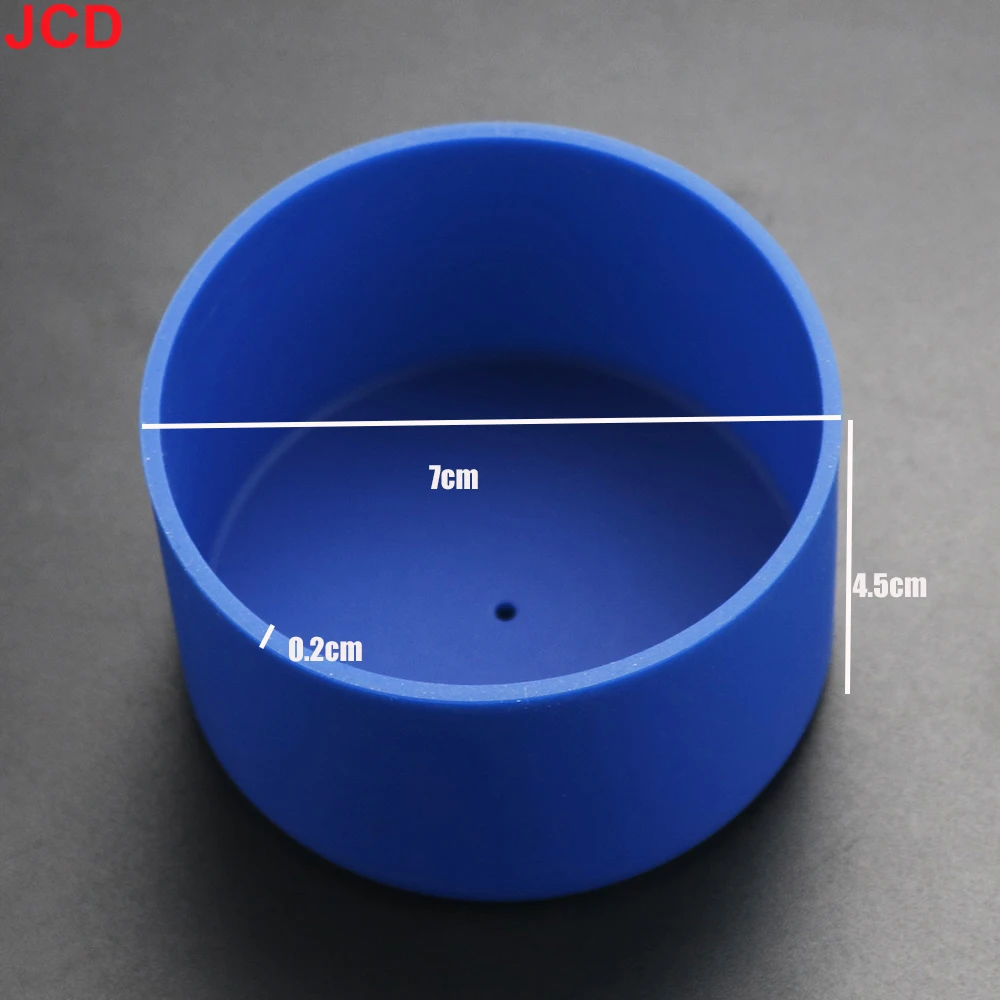 JCD 7.0cm Silicone Cup Case Rubber Bottom Protective Cover Pad Universal Anti Slip And Anti Scalding Bottle Anti Damage Sleeve ﻿