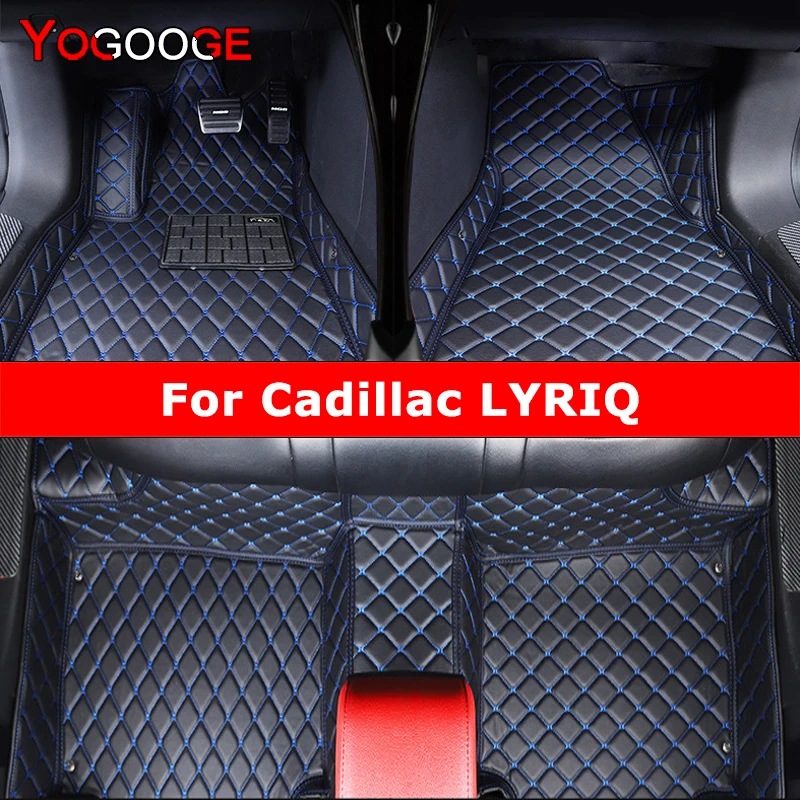 YOGOOGE Custom Car Floor Mats For Cadillac LYRIQ Auto Carpets Foot Coche Accessorie