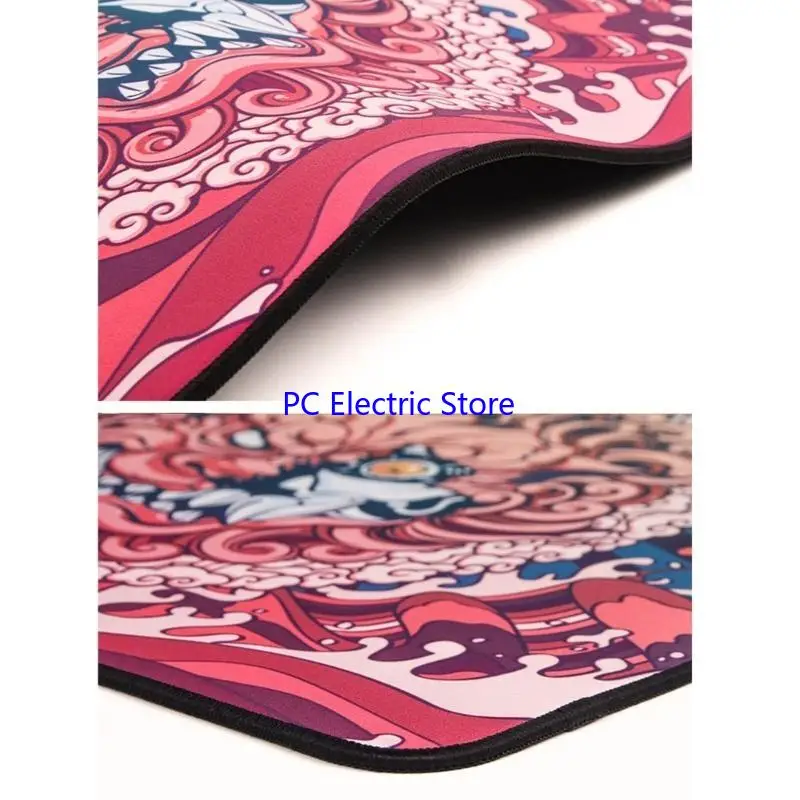 

F19C Large Gaming Mouse Pad w/ Non-Stitched Edges Mousepad Bulk Non-Slip Rubber Base