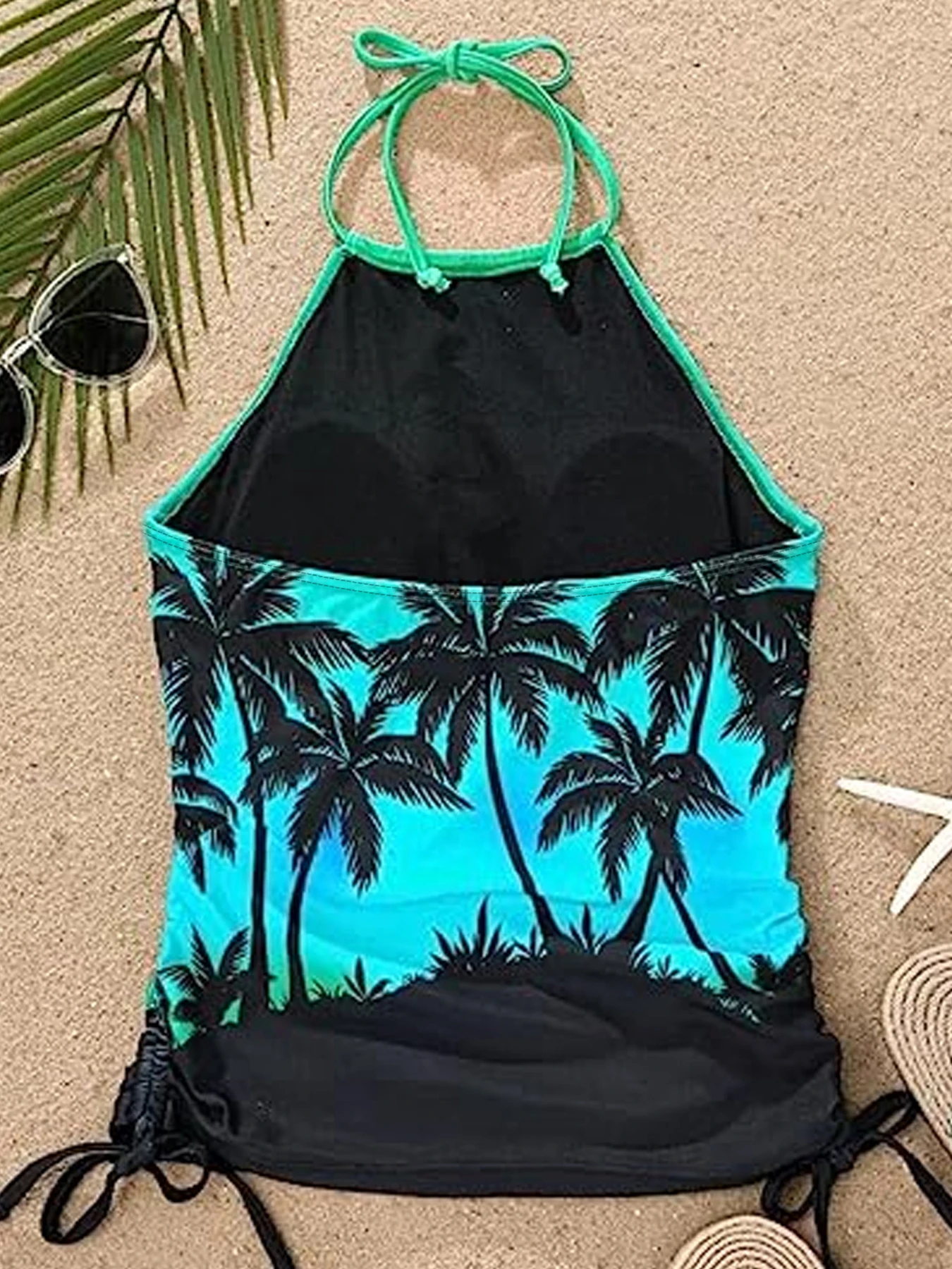 VigoBreviya 2025 Push Up Print Bikini Set Low Whist Halter Tied Strój kąpielowy dla kobiet 2-częściowy plażowy brazylijski strój kąpielowy