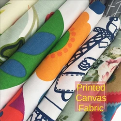 Thick Cotton Canvas Fabric By The Meter for Upholstery Furniture Sofa Covers Curtains Tablecloth DIY Sewing Flower Printed Cloth