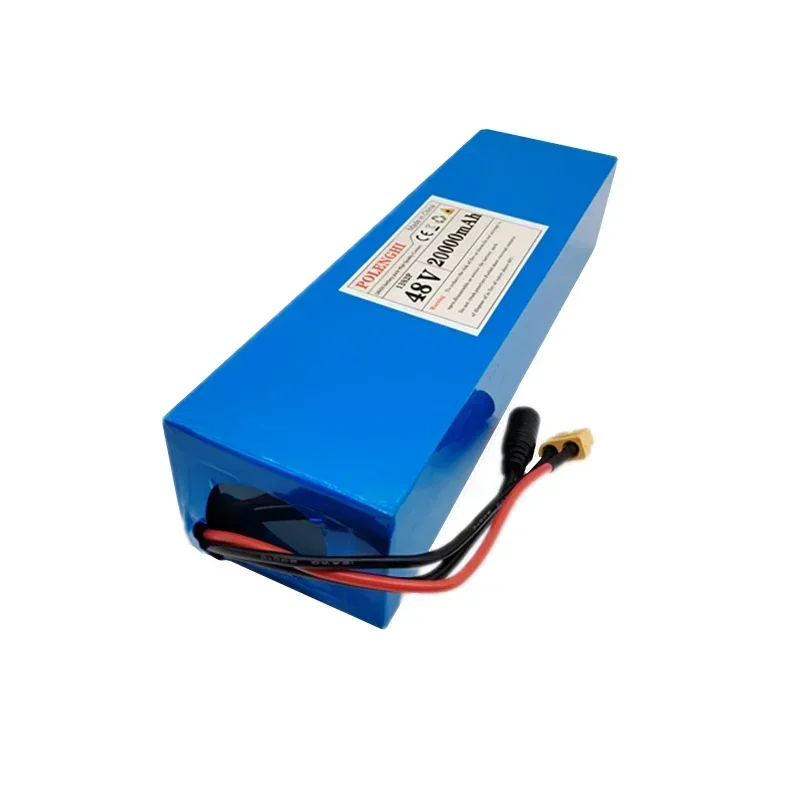 Large capacity XT-60/T plug 48V 13S2P 20Ah rechargeable lithium-ion battery pack with built-in intelligent BMS protection board