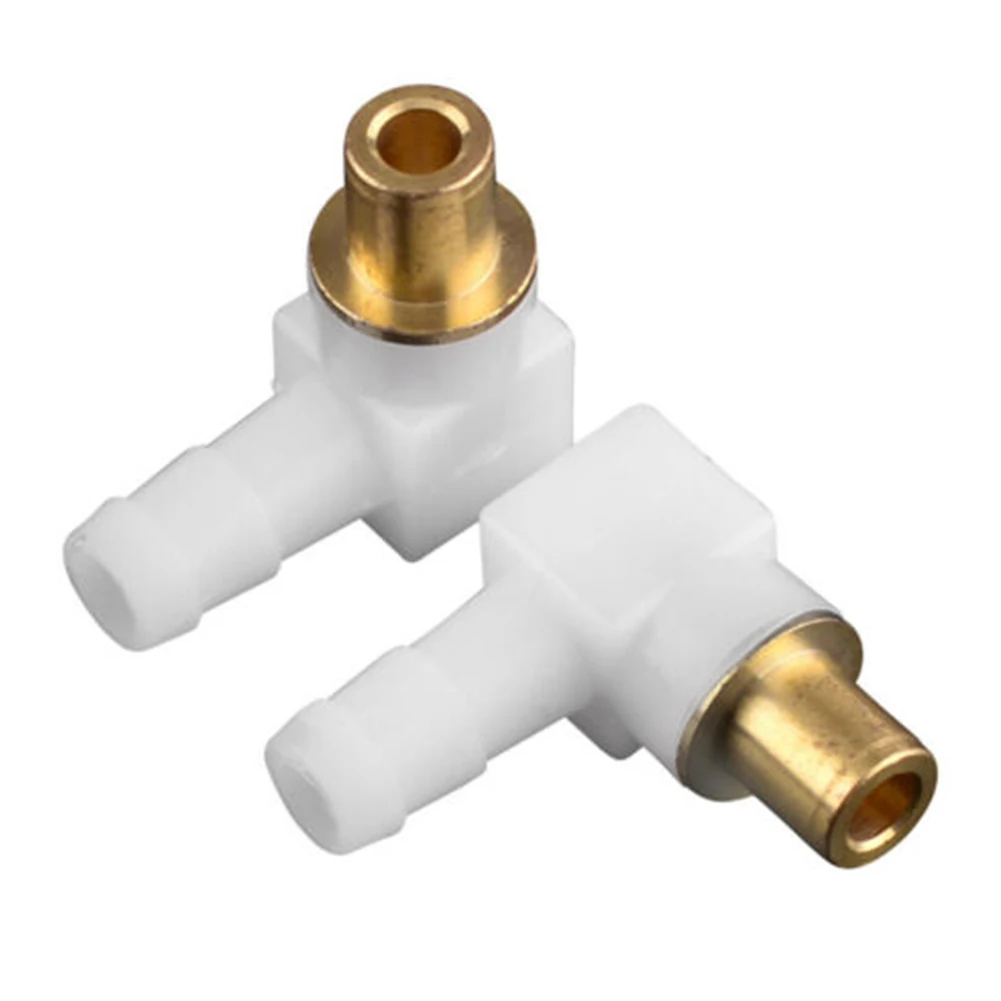 Pack of Two Fuel Line Elbow Connectors for Replacement on a For 14 Inch Hose Fits Part Numbers 692317 493496 and 494451