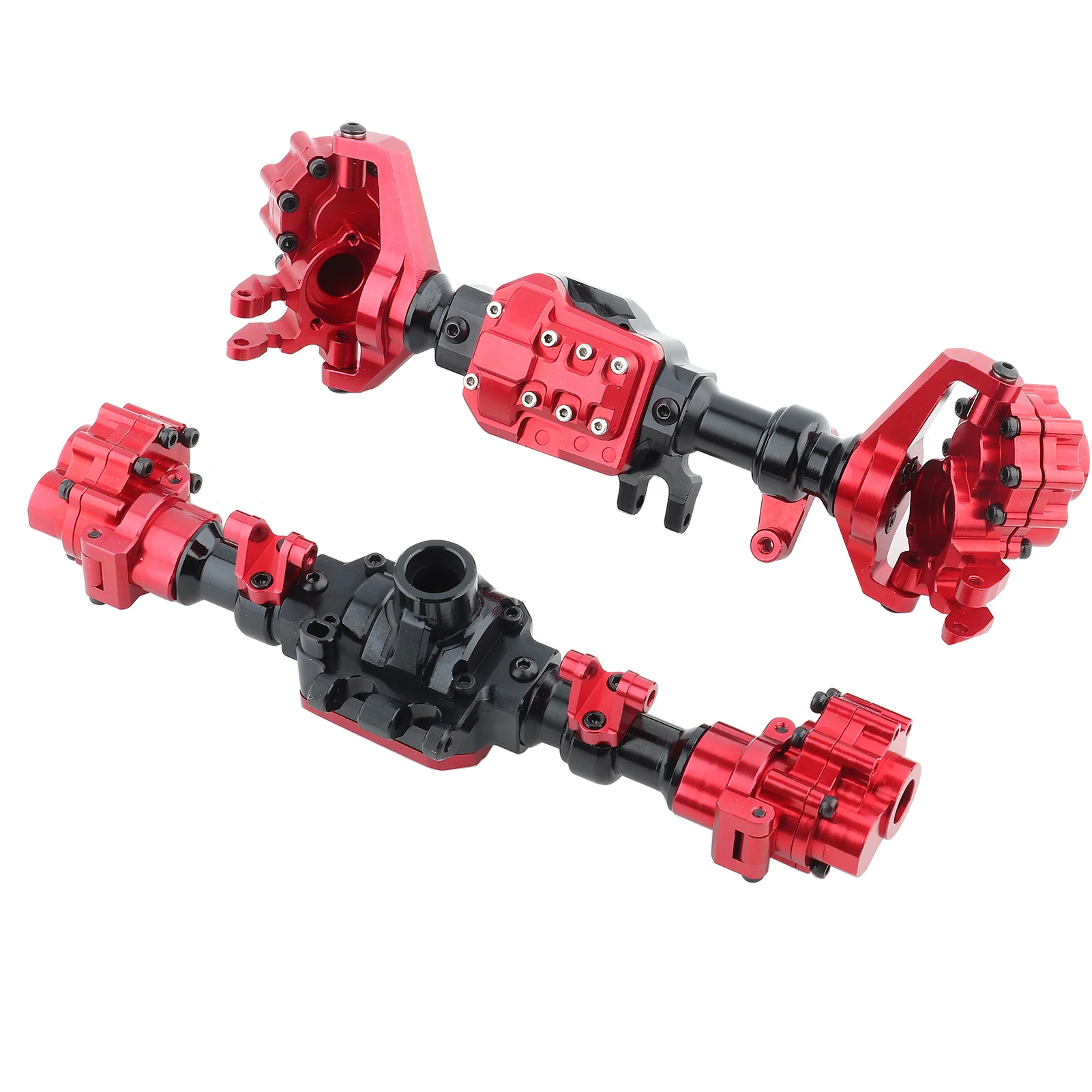 

Front Portal Axle Metal Portal Axle Model Car Accessory Metal Front Rear Portal Axles for Traxxas -4 1/10 Scale RC Crawler