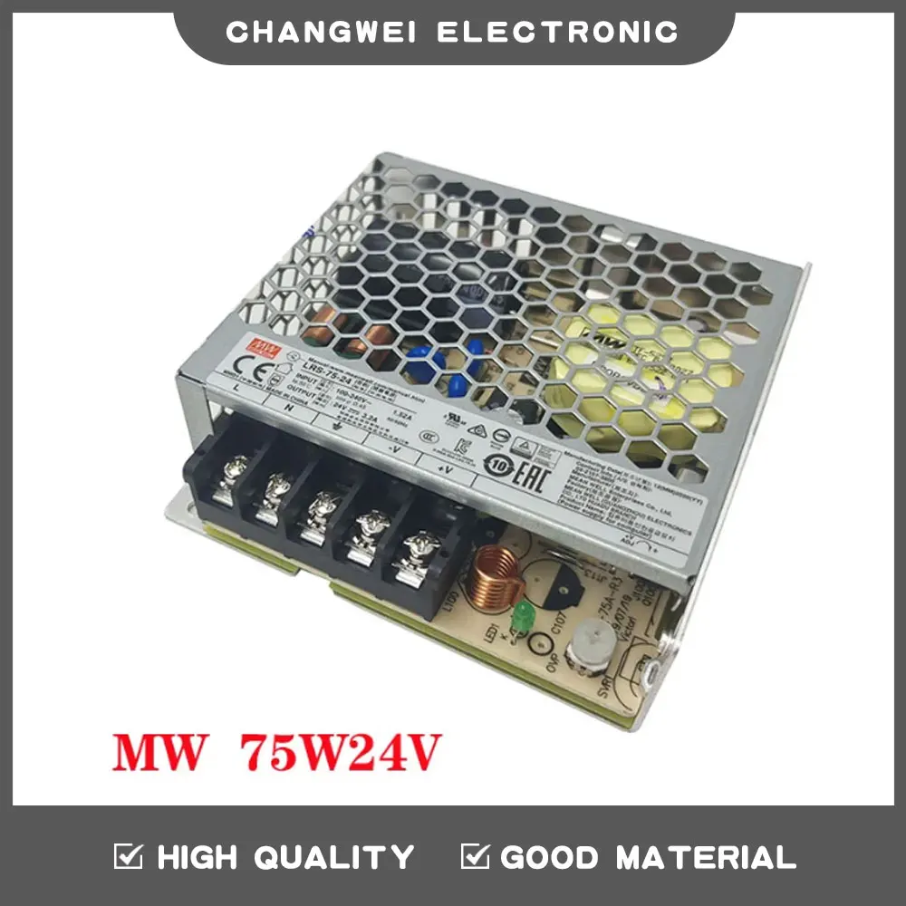 

DC switching power supply NVEM NVUM nch02 Dedicated power supply AC220V input 24V 3.2A output LRS-75-24