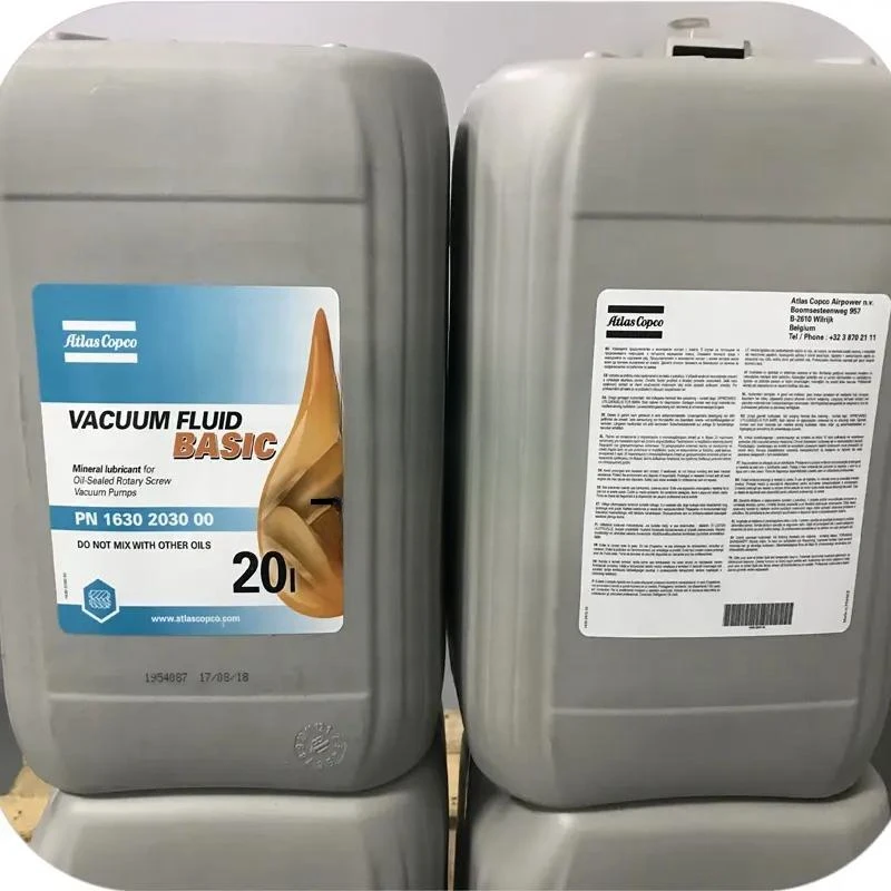 Imagem -06 - Compressor de ar do Parafuso Atlas Óleo Lubrificante Semi-sintético Óleo Especial Acessórios Genuínos Costume 1630091800 20l 2901052200