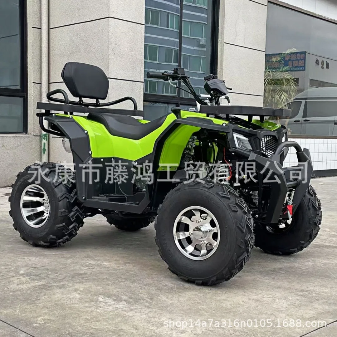 200CC 4-Wheel ATV, Automatic Transmission, CVT All-Terrain Beach Buggy, Off-Road Quad Vehicle, 250CC UTV Utility Side-by-Side