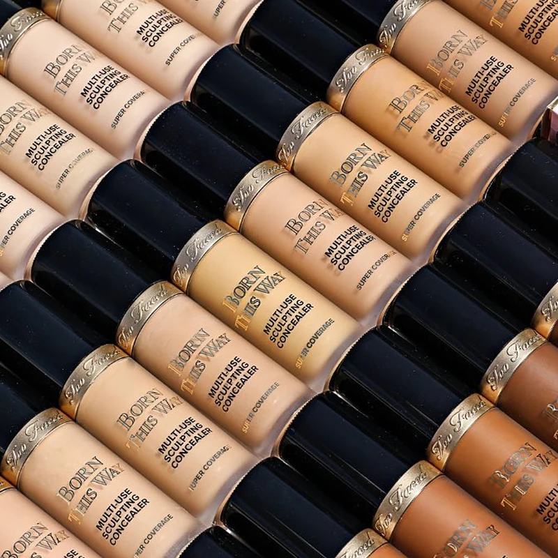 Image of Too Faced Makeup Born Super Coverage Multi-Use Concealer mit Hyaluronsäure, deckt eine breite Palette makelloser Farbtöne ab, 13,5 ml