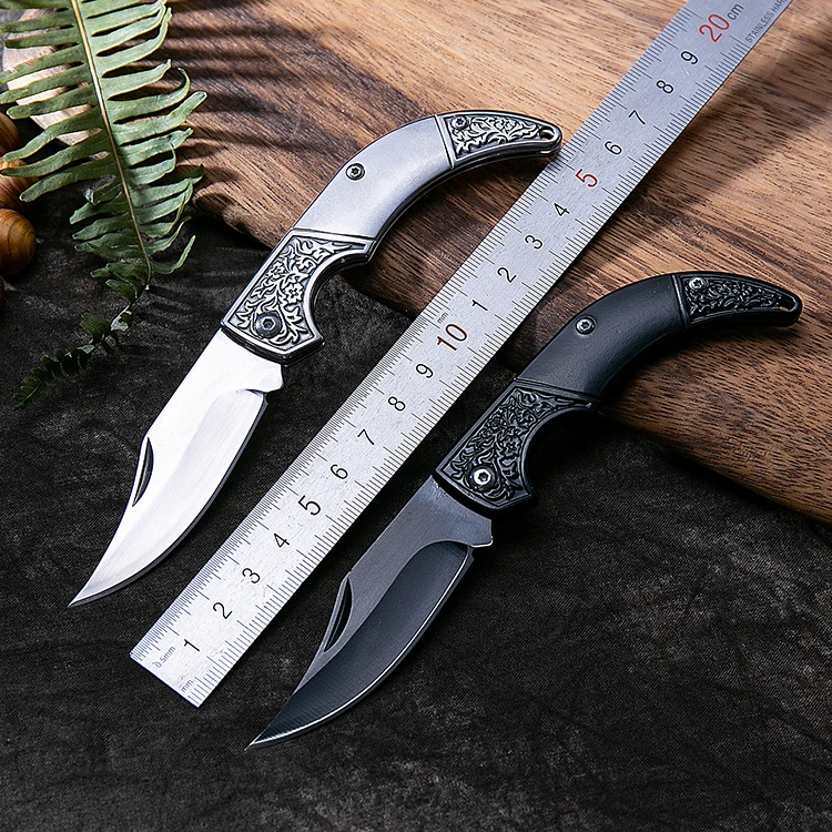 

Mountaineering camping outdoor folding knife collectible knife folding machete high hardness folding sharp fruit knife