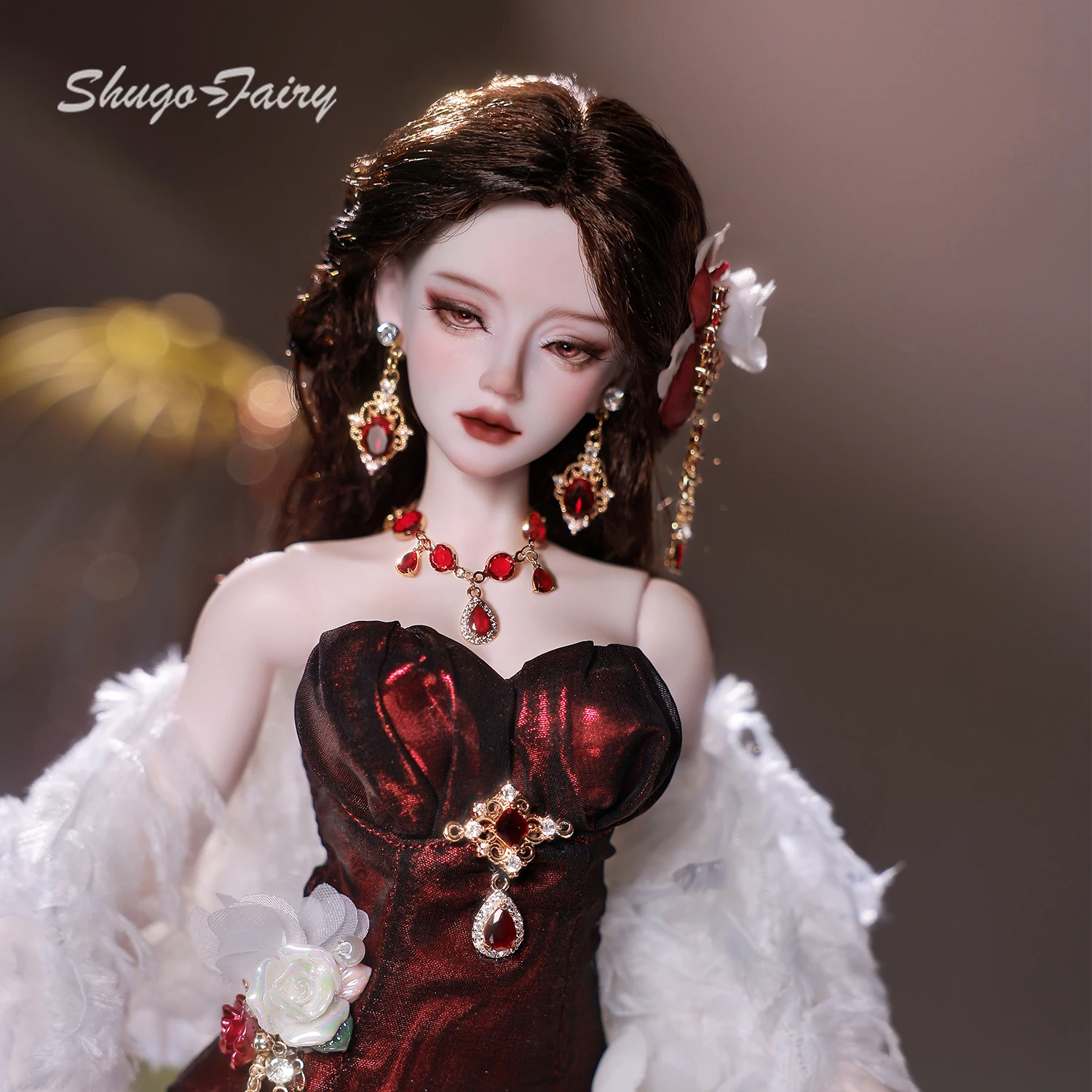 シュガフェアリー アヌビス G 1/4 BJD カウンテス ヨーロッパ ヴィンテージ コレクタブル アートドール 絶妙なフルセット レジンボディ