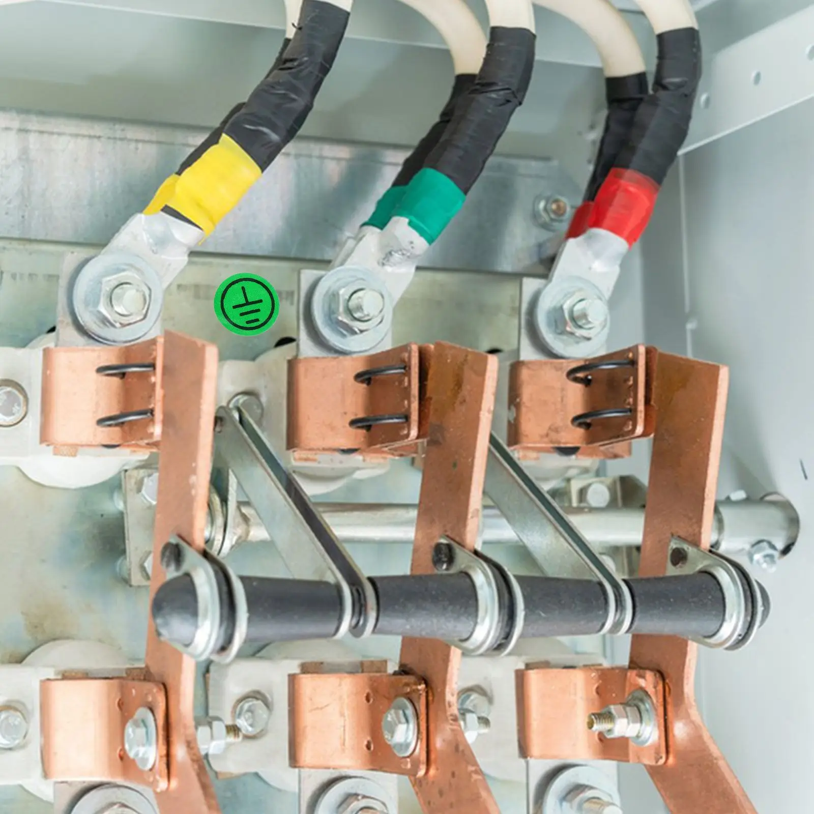 10 Pcs Ground Wire Identification Sticker Electric Fence Light Indicator Shock Warning Danger Touch Sign Pvc