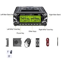 ZASTONE D9000 Dual Band Car Mobile Radio 50W Amateur Radio Car Walkie Talkie Aviation Band AM Reception Relay Function