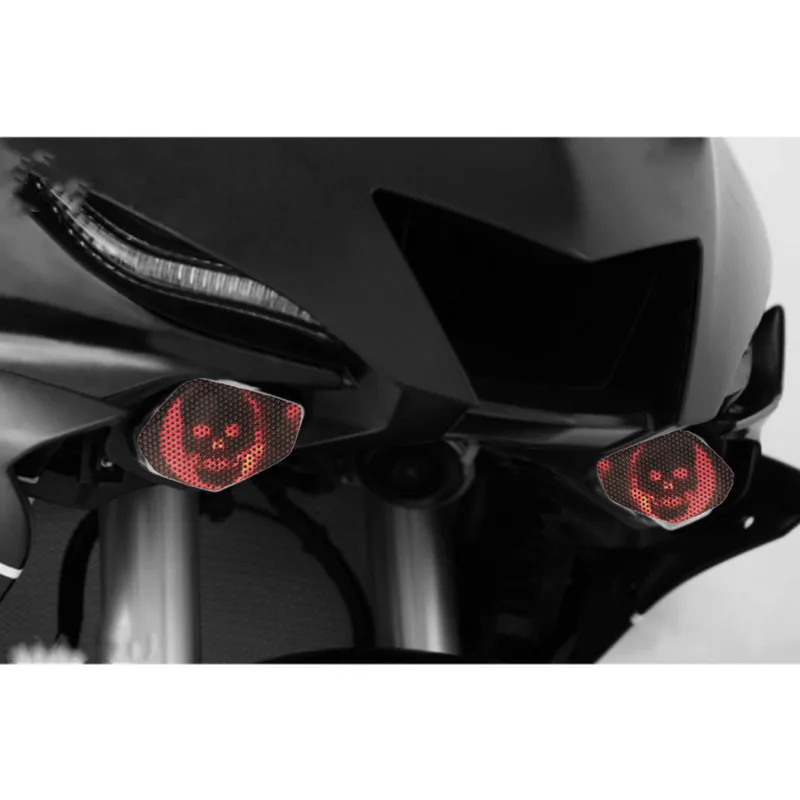 For YAMAHA MT10 R1 R6 Motorcycle Accessories Front Fairing Headlight Sticker Guard Sticker - 3