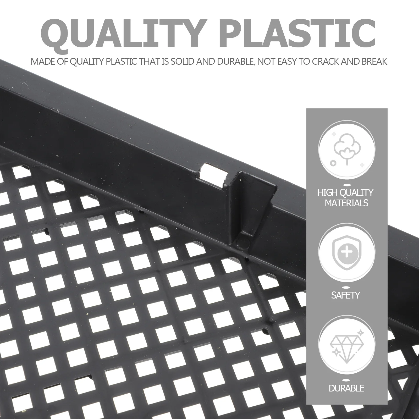 

3Pcs Germination Tray Heavy-Duty Plastic Plant Growing Tray for Indoor Outdoor Soilless Cultivation Greenhouse Gardening