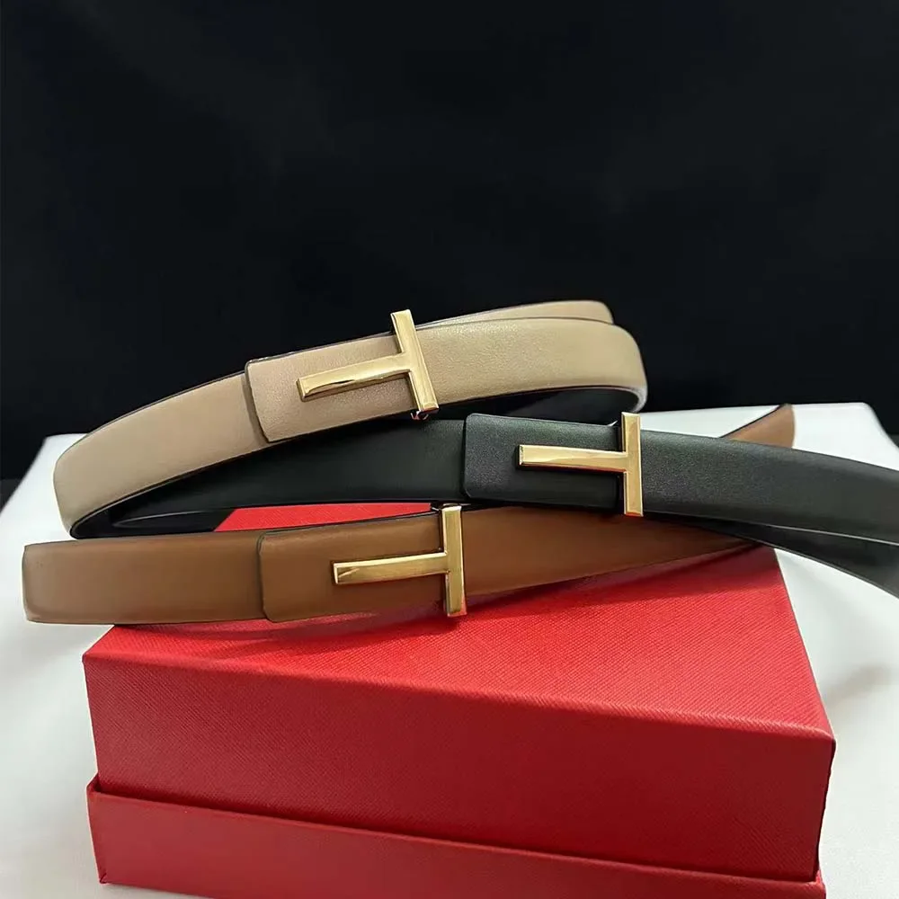 High Quality 25mm Women Belt Luxury Brand Designer famous Leather Belts for women Jeans Strap ladies Metal Buckle dress belt