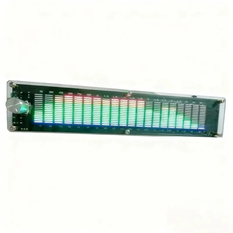 LED2015 Music Spectrum Analyzer Sound Activated Multi-Mode Level Meter Display with DSP EQ for DJ Lighting Sound System
