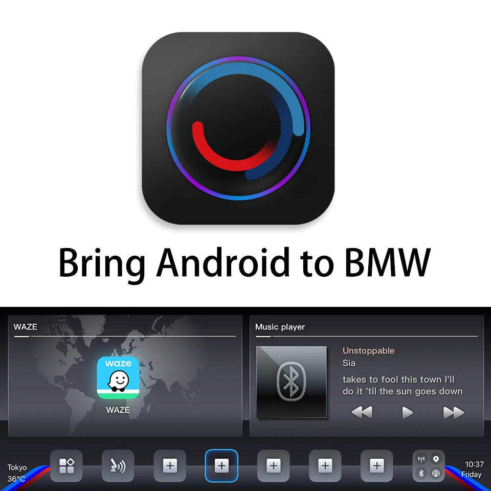 

Android Navigation for BMW Full Series Mini F55 F56 R58 R61 F57 Installation 3 Seconds 2023 New UI Style