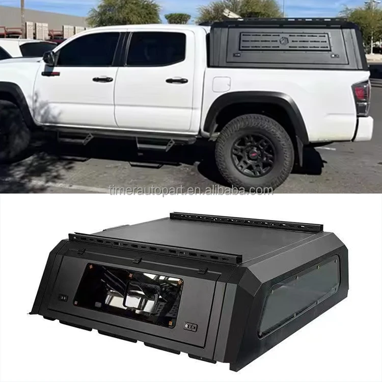 High Quality Steel Pickup Truck Caps Camper Shells Waterproof Canopy Hard Top Canopy Cover Sliding Window for 2019 Tundra 5Ft