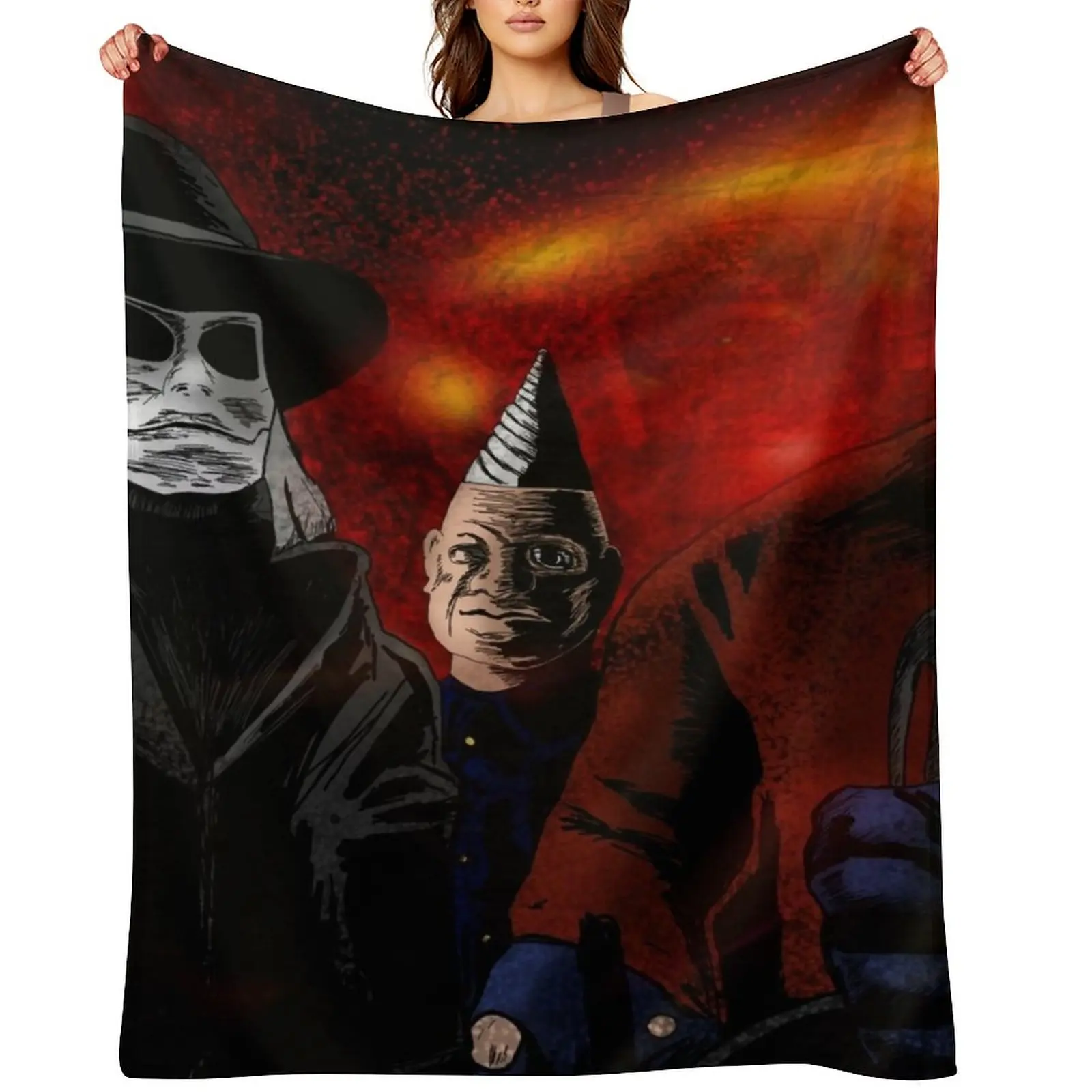 The Puppets Throw Blanket heavy to sleep Vintage Travel cosplay anime Plush Luxury Blankets