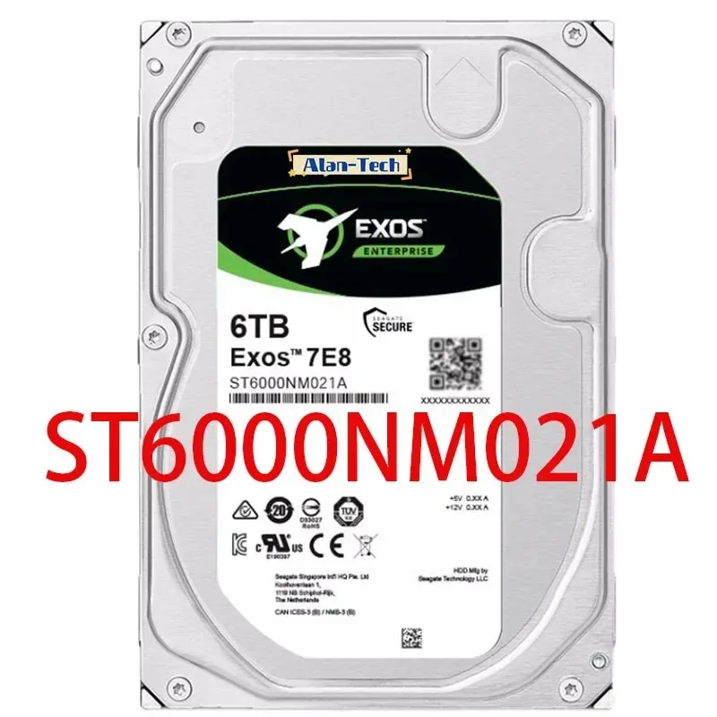 Imagem -03 - para Nova Sea-gate 18tb 16tb 12tb 10tb 6tb 4tb Exos 3.5 Sata3 Nas Disco Rígido 6gb s 7200rpm Novo