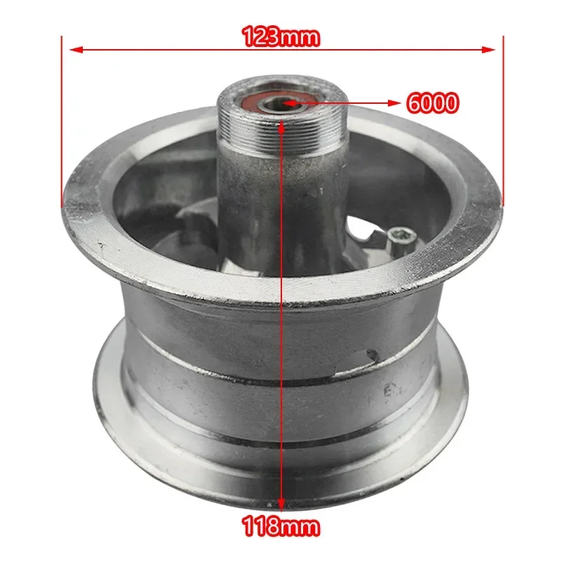 4.10/3.50-4 4.10-4 3.00-4 9x3.50-4 Aluminum Alloy Wheel Rims Hub for MIni Motorcycle Electric Scooter 4 Inch