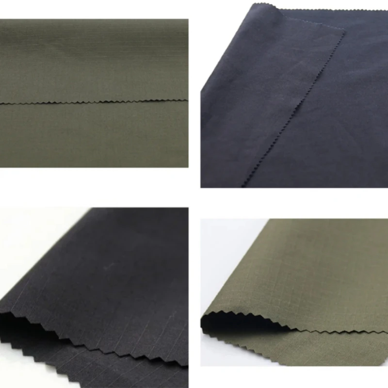 

Polyester-cotton Check Fabric RG Ranger Green Breathable, Abrasion-Resistant Outdoor Workwear Tactical Clothing Trousers Sewing