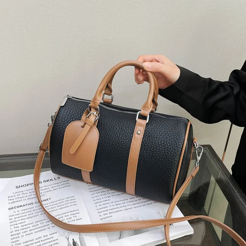 

2025 Новая элитная брендовая женская кожаная сумка на плечо известного дизайнера, простая элегантная парижская сумка ​