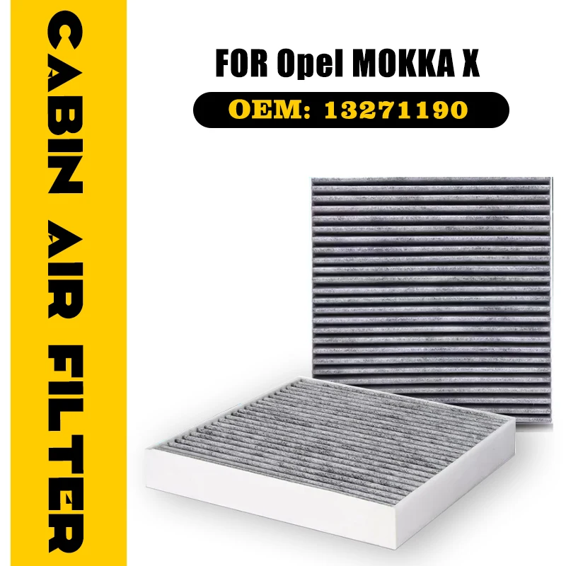 

Car Activated Carbon Air Filter For Vauxhall Opel Mokka X Buick Encore 2013-2019 2014 2015 Charcoal Lined Accessories 52425938