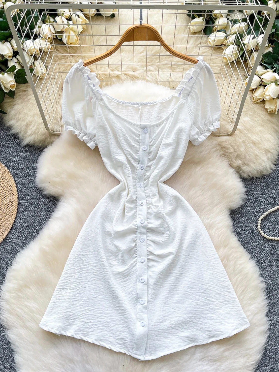 Chic Square Collar … - image