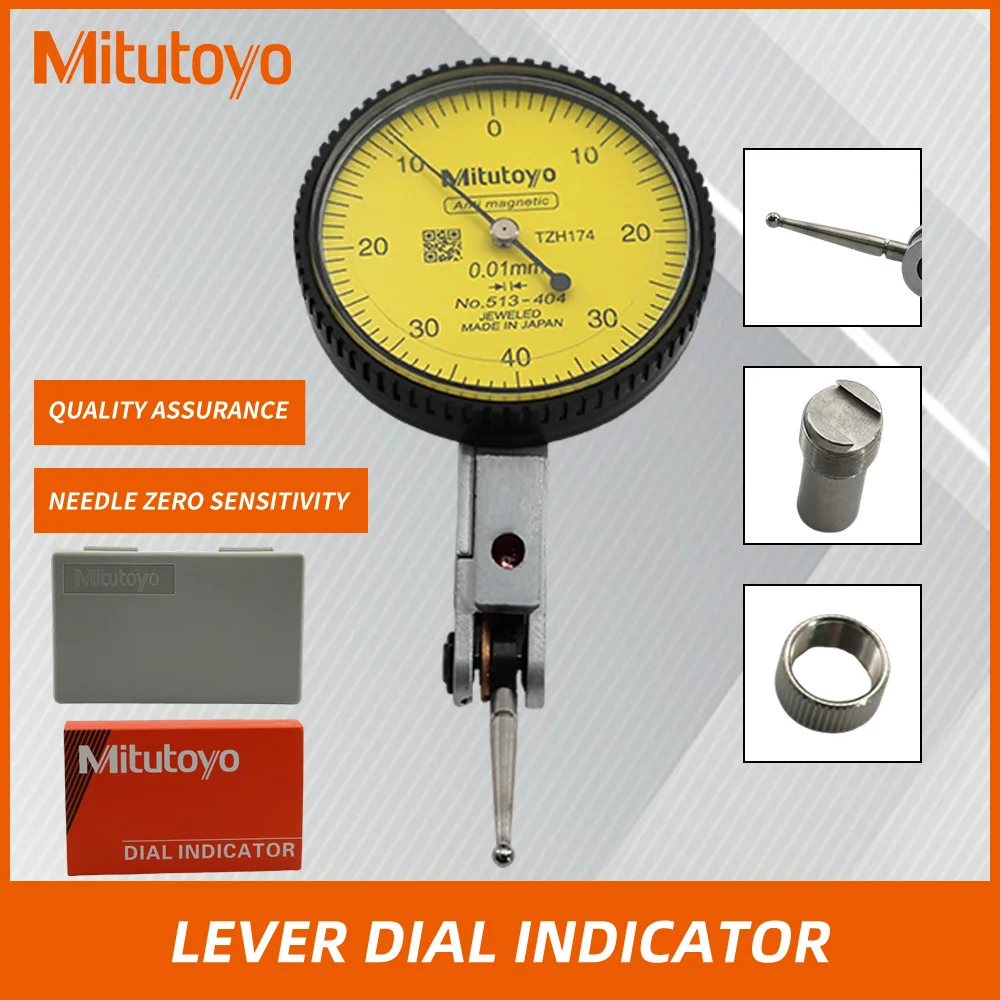 Mitutoyo Lever Indicator Dial Indicators 513-405E TI-152EX Measuring Range Tools  Dial test Indicators original Japan made