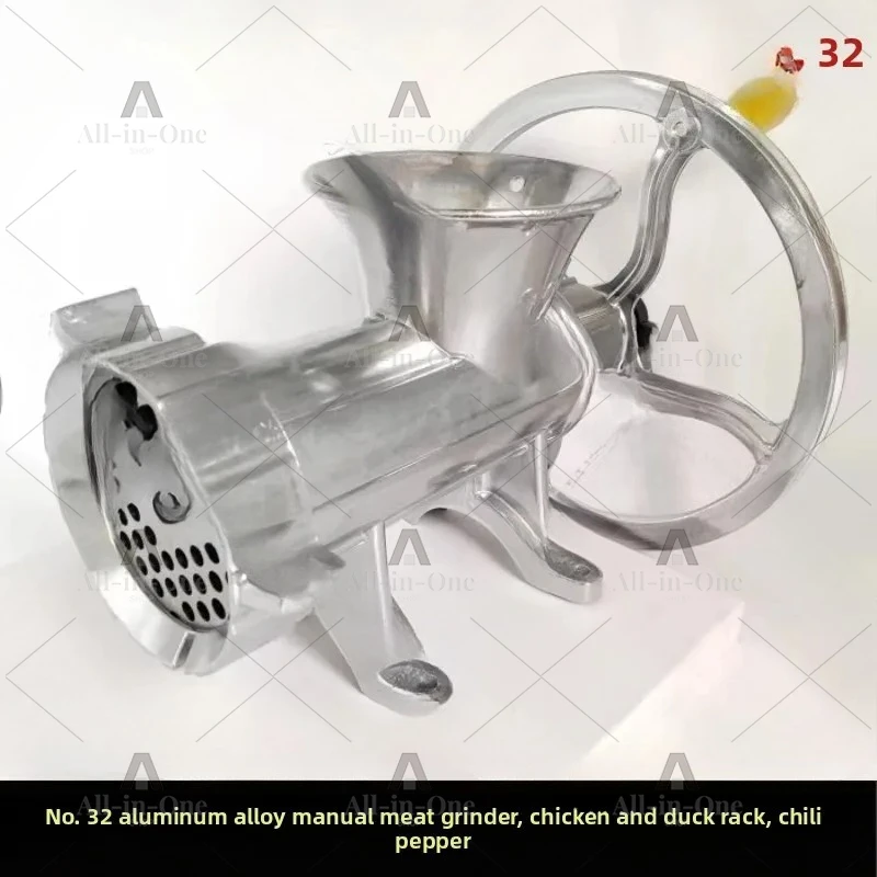 Hot Sale 32 Aluminum Alloy Manual / Electric Meat Grinder Hand  Meat Grinder