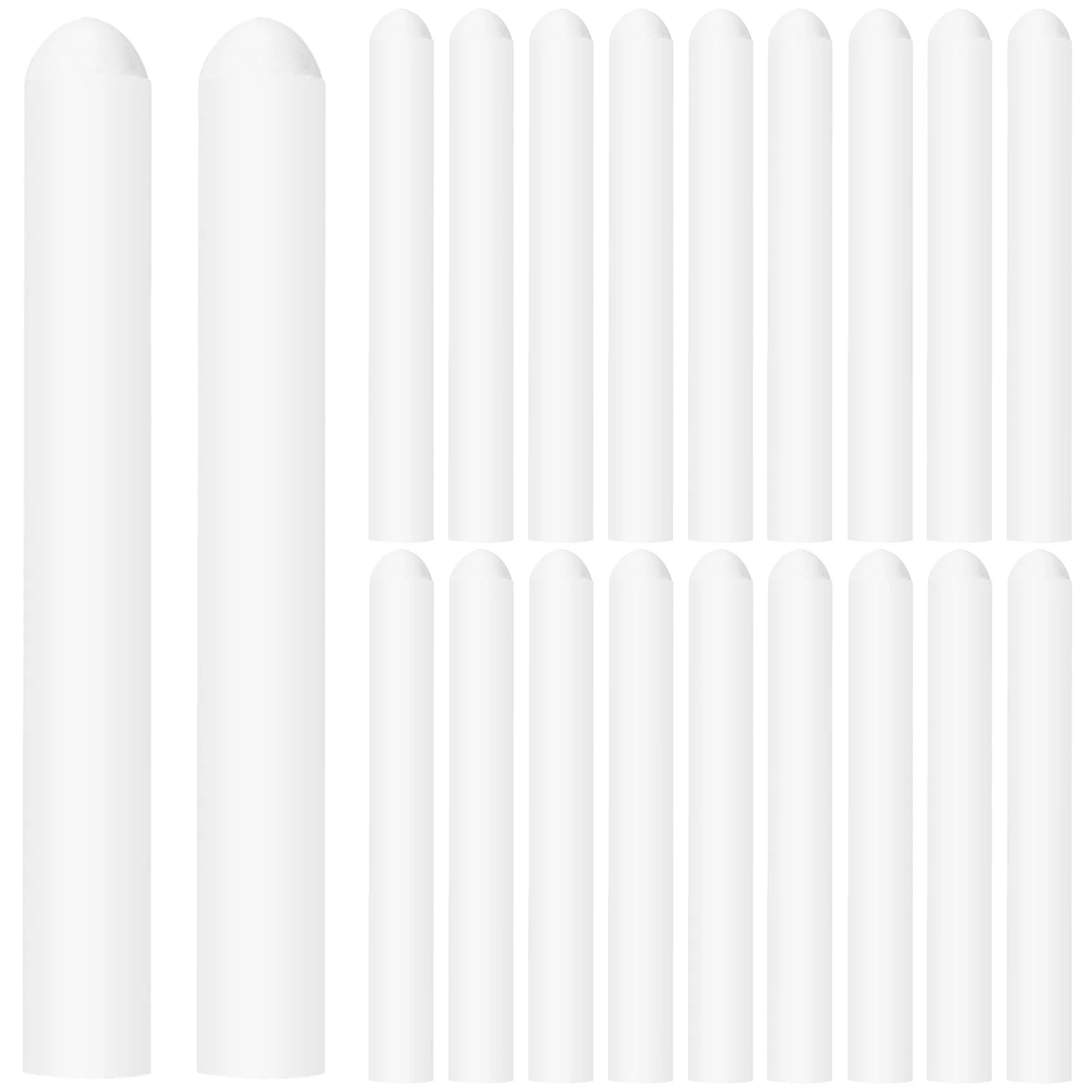 

20Pcs Water Soluble Dustless Chalks Eco Friendly Washable White Easy Wipe Kids Chalk for Drawing Blackboards Sidewalks