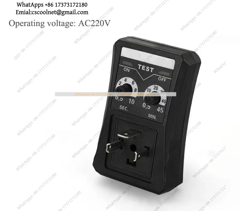 AC 220V 1/2 Inch Electronic Timer Auto Drain Solenoid Valve Air Compressor Condensate