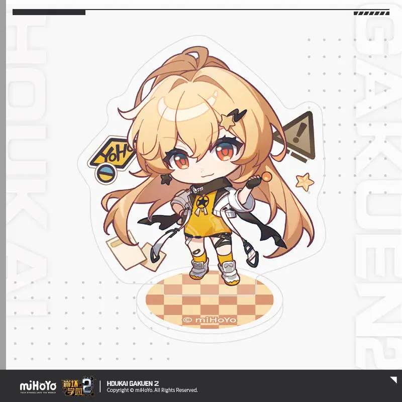 2024 Houkai Gakuen 2 Character Series Q Version Karin Laniaitte Tiara Starlumos Acrylic Stand Figure Model Plate Desk Decor Gift