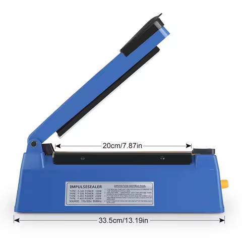 Electric Heat Bag Sealing Machine Household Impulse Vacuum Sealing Food Meat Sealer Plastic Bags For Home Kitchen Storage