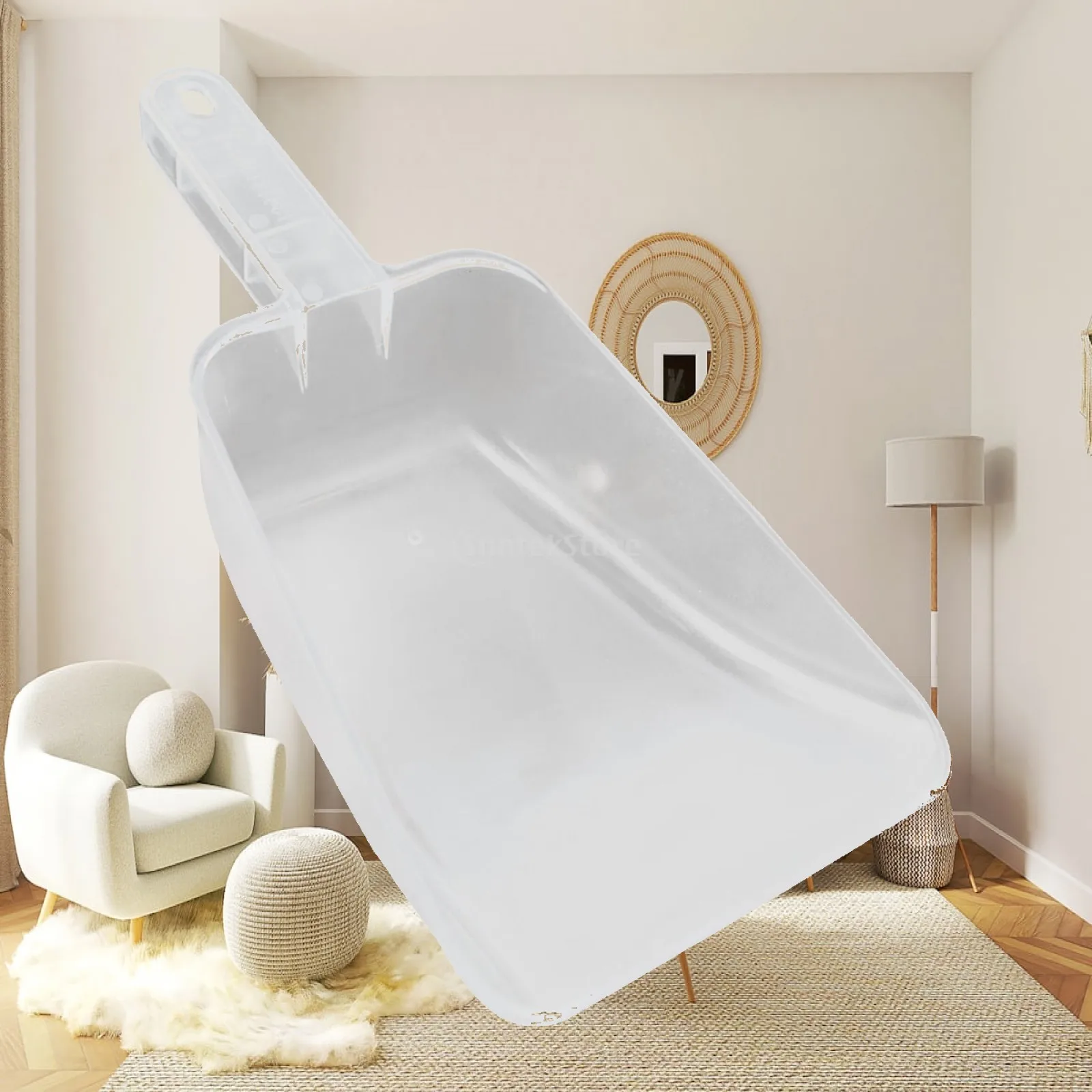 

Animal Feed Spoon Comfortable Handle Utility Shovel for Handling Chicken Feed for Farm and Household