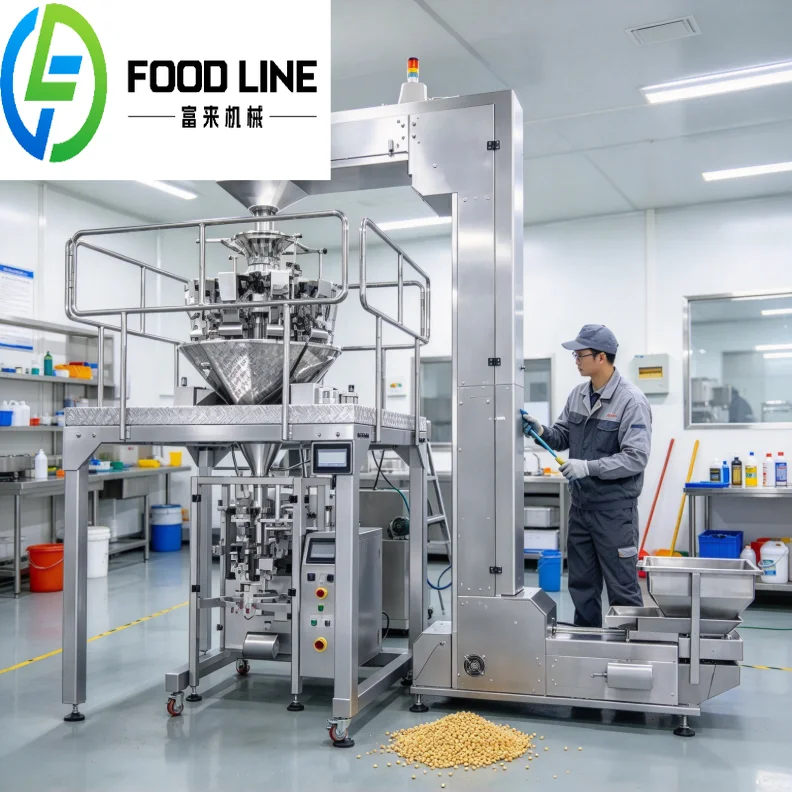 High Quality Multi Function Packaging Machine for Beef Jerky French Fries Soft Candy Gummy Bear Cheese Stick Customized