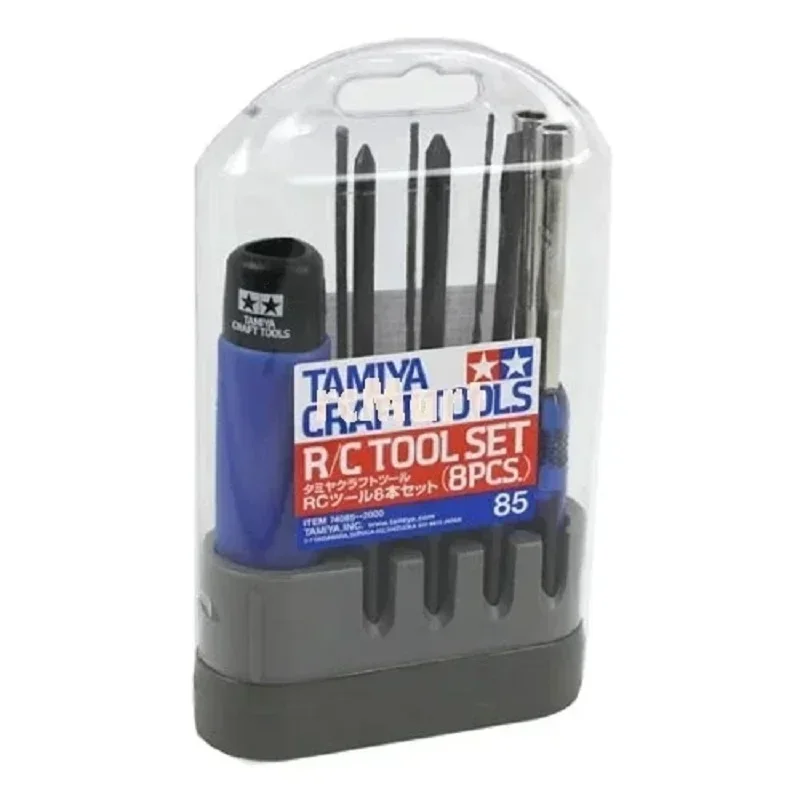 Tamiya 74085 Set di cacciaviti e cacciaviti per dadi esagonali - Strumenti artigianali per modelli con custodia per modellismo fai-da-te