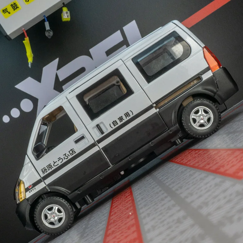 1:24 Wuling Rongguang Van Modell Auto Spielzeug Legierung Diecast Sound Licht Zurückziehen Tofu Shop Miniatur Fahrzeug Modelle Spielzeug Geschenk für Kind