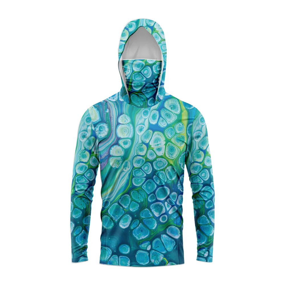 Men Hood Fishing Shirt long sl - огляд і ціна Fishing Shirt Uv Protection