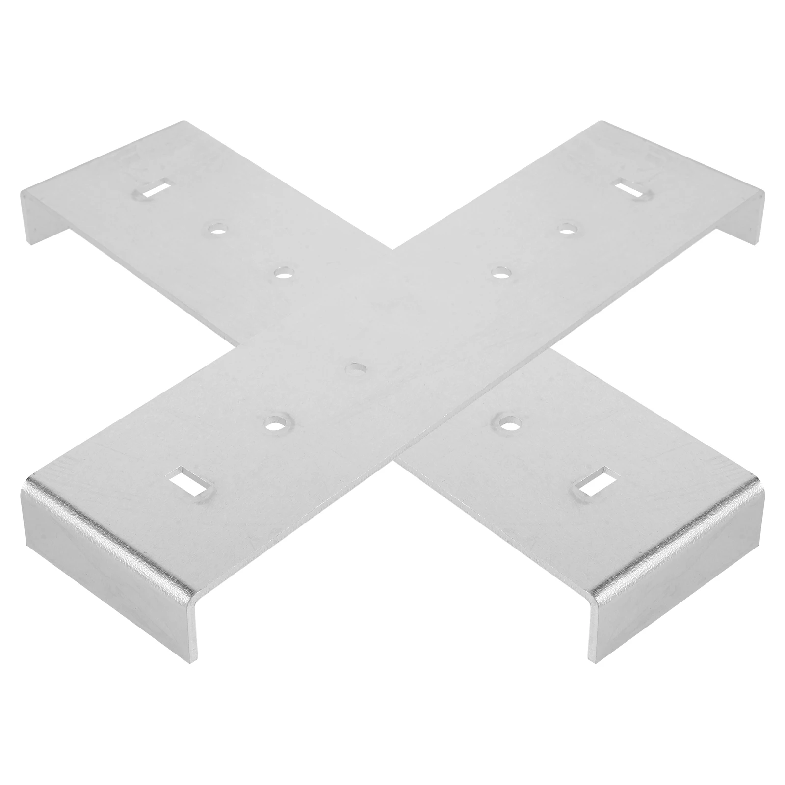 

2Pcs Sleek Mailbox Mounting Bracket Minimalist Design Durable Support Easy Setup Mailbox Mounting Repair Plate,